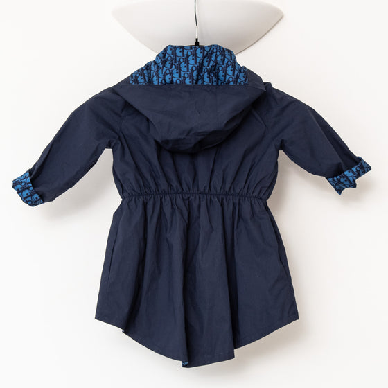 Dior Kids Navy Hoodie Trench