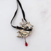 Dior By John Galliano Bleeding Heart Necklace