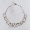 Christian Dior Vintage Jewelled Dangling Logos Necklace