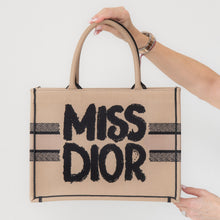  Dior Medium Beige And Black Miss Dior Book Tote Bag