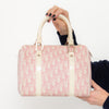 Christian Dior Pink Monogram Boston Bowler Bag