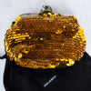 Dolce & Gabbana Paillette Gold Sequin Bag