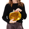 Dolce & Gabbana Paillette Gold Sequin Bag