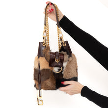  Dolce & Gabbana Rabbit Fur Shoulder Bag