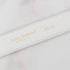 Dolce & Gabbana White Leather Belt