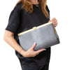 Dolce & Gabbana Grey Lizard Leather Bag
