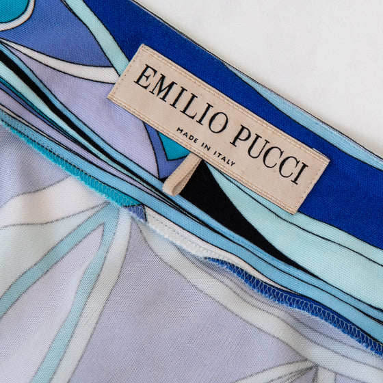 Emilio Pucci Blue Print Dress