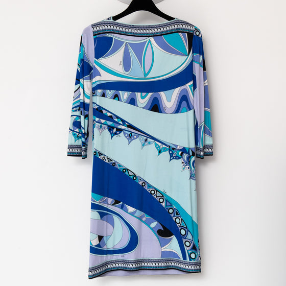Emilio Pucci Blue Print Dress