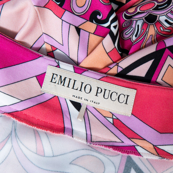 Emilio Pucci Pink Print Dress