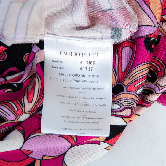 Emilio Pucci Pink Print Dress