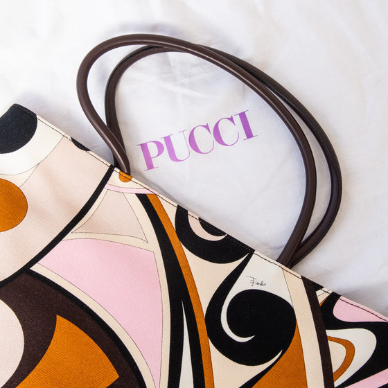 Emilio Pucci Printed Tote Bag