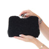 **UNUSED** Ermanno Scervino Donna Black Clutch Bag