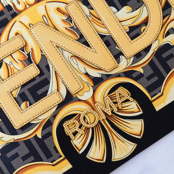Versace x Fendi Fendace Large Flat Pouch Bag