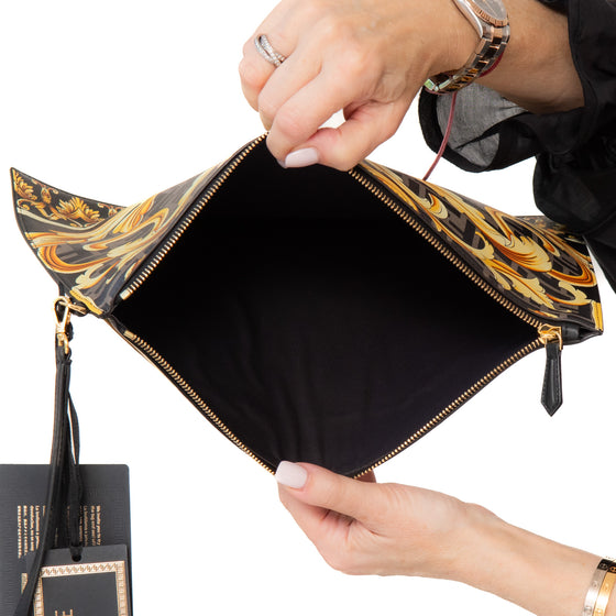 Versace x Fendi Fendace Large Flat Pouch Bag