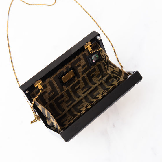 Fendi Vintage Zucca Logo  Crossbody Bag