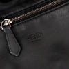 Fendi Black And Olive Green Think Fendi Yes Nylon And Leather Tote Bag