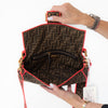 Fendi Baguette Brown FF Jacquard Shoulder Bag
