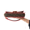 Fendi Baguette Brown FF Jacquard Shoulder Bag