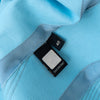 Fendi Belted Light Blue Mink Fur Jacket Blue Leather Belt