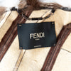 Fendi Brown And Cream Mink And Fox Fur Jacket