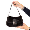 Fendi Baguette Brown Fur Shoulder Bag