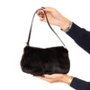 Fendi Baguette Brown Fur Shoulder Bag