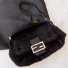 Fendi Baguette Brown Fur Shoulder Bag