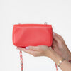 Fendi Mini Be Baguette Rosa Ecstasy Leather Flap Bag
