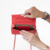 Fendi Mini Be Baguette Rosa Ecstasy Leather Flap Bag