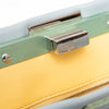 Fendi Minipeekaboo Sky Blue Nappa Leather Crystal Bag