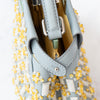 Fendi Minipeekaboo Sky Blue Nappa Leather Crystal Bag