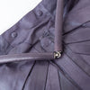 Fendi Purple Crackled Leather Pleated and Tucked Hobo Bag