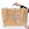 Fendi Sunshine Fur Tote Bag