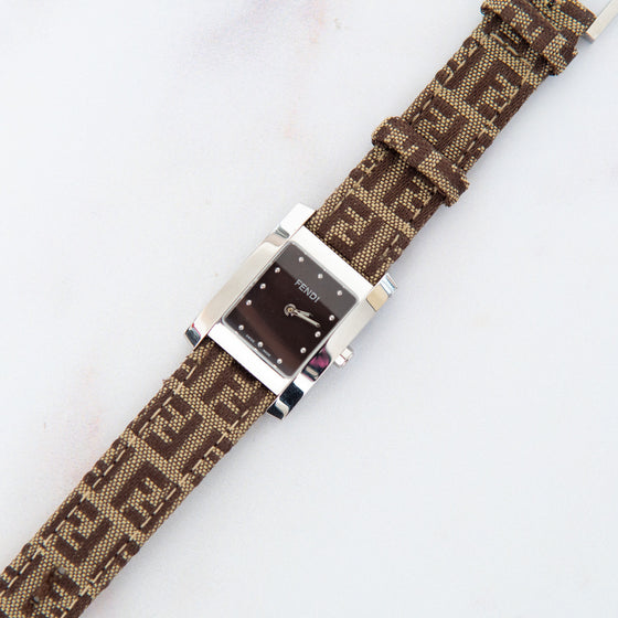 Fendi Fabric Logo Ladies Watch