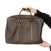 Fendi Zucci Canvas And Leather Travel Bag