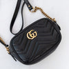 Gucci GG Marmont Black Leather Shoulder Bag