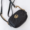 Gucci GG Marmont Black Leather Shoulder Bag