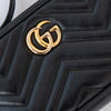 Gucci GG Marmont Black Leather Shoulder Bag