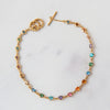 Gucci Running G Yellow Gold Multi Gem Bracelet