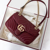 Gucci GG Marmont Small Rosso Ancora Shoulder Bag