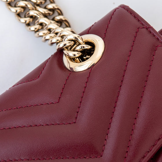 Gucci GG Marmont Small Rosso Ancora Shoulder Bag