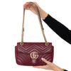 Gucci GG Marmont Small Rosso Ancora Shoulder Bag