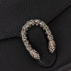 Gucci Dionysus Black Leather Wallet On Chain  Crossbody Bag