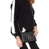 Gucci Dionysus Black Leather Wallet On Chain  Crossbody Bag