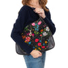 Gucci Jackie Floral Canvas Shoulder Bag