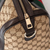 Gucci Vintage Web Canvas GG Boston Bowler Bag