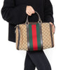 Gucci Vintage Web Canvas GG Boston Bowler Bag