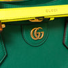 Gucci Diana Green Leather Tote Bag