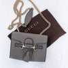 Gucci Guccissima Emily Grey Leather Shoulder Bag