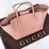 Gucci Pink Leather Tote Bag